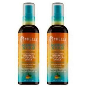 Mielle Mango & Tulsi 2Pk Botanical‎ Blend Hair Nourishing Thermal Protectant 6oz
